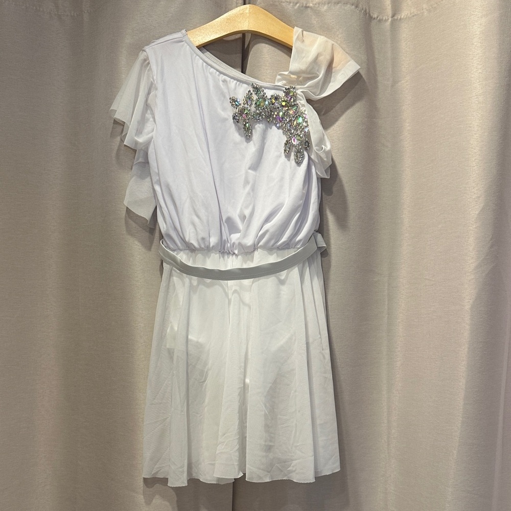 Weissman White Sequin Dress
